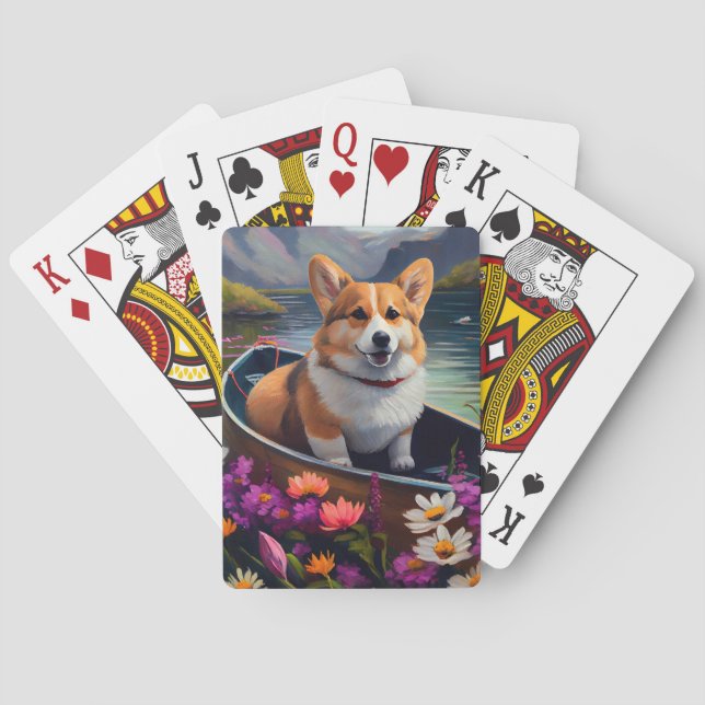 Jeu De Cartes Corgi sur une pagaie : une aventure Pittoresque (dos)