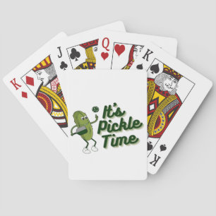 Jeu De Cartes Cornichon drôle jouant au pickleball