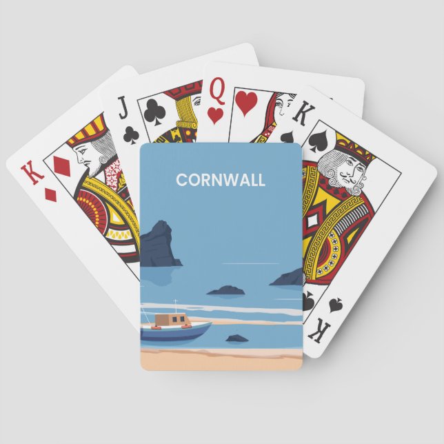 Jeu De Cartes Cornwall Angleterre (dos)
