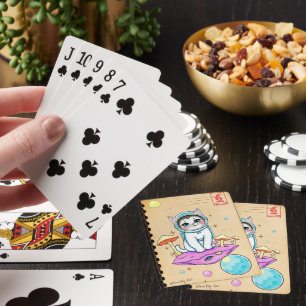 Jeu De Cartes Cosmic Cat Dreams Poker Deck