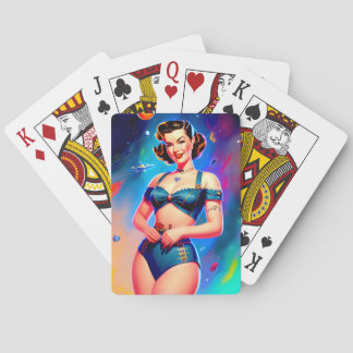 Jeu De Cartes Cosmic Pinup Girl