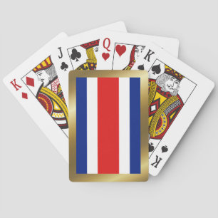 Jeu De Cartes Costa Rica Drapeau Jouer des cartes