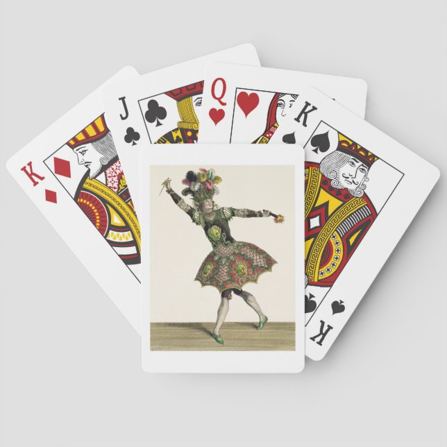 Jeu De Cartes Costume for a demon in 'Armide', 'Psyche' and seve (dos)