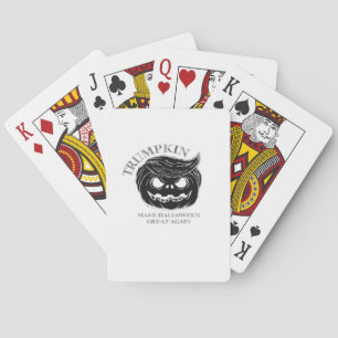 Jeu De Cartes Costume Halloween Trumpkin drôle & mignon Hallowee