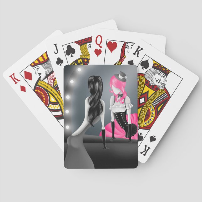 Jeu De Cartes Costume Makes the Clown Playing Cards (dos)