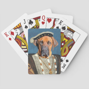 Jeu De Cartes Costume Royal Brésilien Mastiff Jouer des cartes