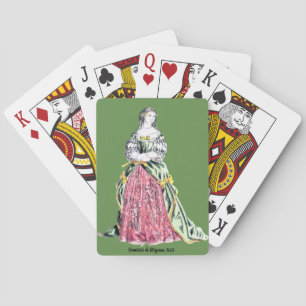 Jeu De Cartes ~ COSTUMES ~ Comtesse de Grignan ~ 1663 ~
