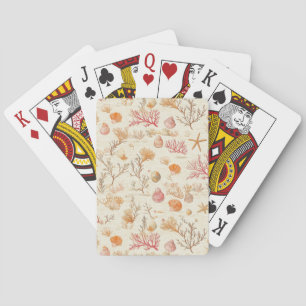 Jeu De Cartes Côtière rustique - Coquillages, Starfish, Reef (5)