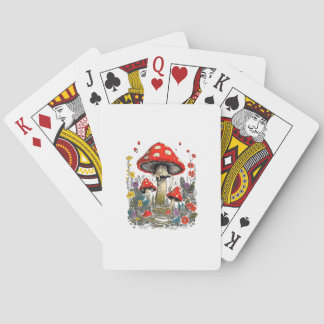 Jeu De Cartes Cottagecore Aesthetic Mushroom Goblincore Minimal 