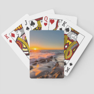 Jeu De Cartes Coucher de soleil à Victoria Beach