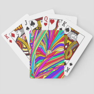 Jeu De Cartes Coucher de soleil Abstrait