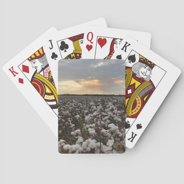 Jeu De Cartes Coucher de soleil de coton (dos)