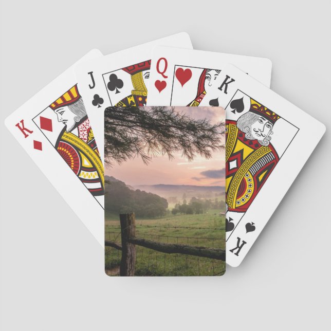 Jeu De Cartes Coucher de soleil de Virginie (dos)