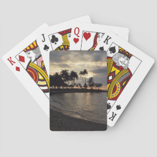 Jeu De Cartes Coucher de soleil en Hawaï
