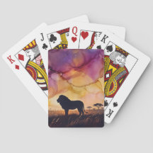 Coucher de soleil sur la savane