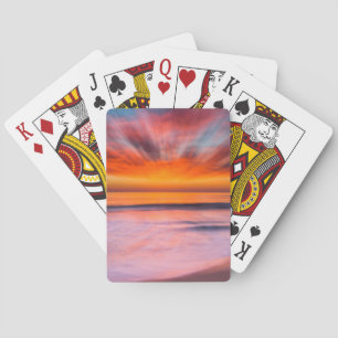Jeu De Cartes Coucher de soleil Tamarack Beach   Carlsbad, CA