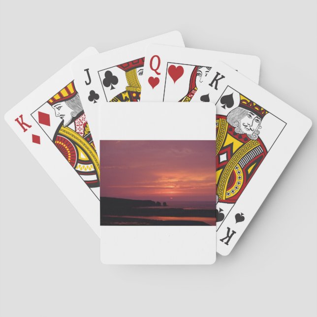 Jeu De Cartes coucher du soleil 3 (dos)