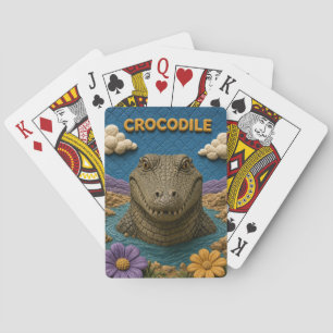 Jeu De Cartes Coude de la rivière aux crocodiles Moderne KlayKoo