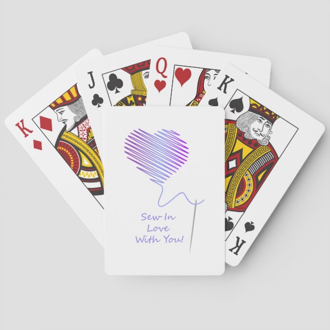 Jeu De Cartes Coudre en amour avec toi (dos)