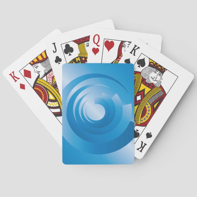 Jeu De Cartes couleur ciel filant (dos)