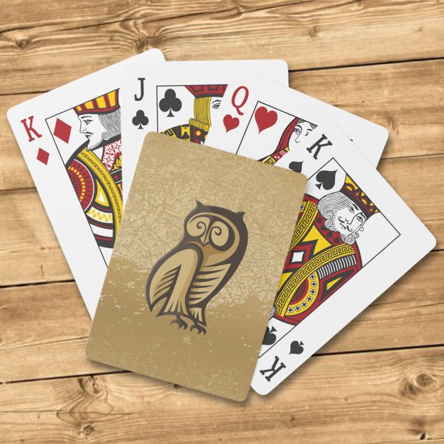 Jeu De Cartes Couleur du symbole de hibou (Créateur téléchargé)