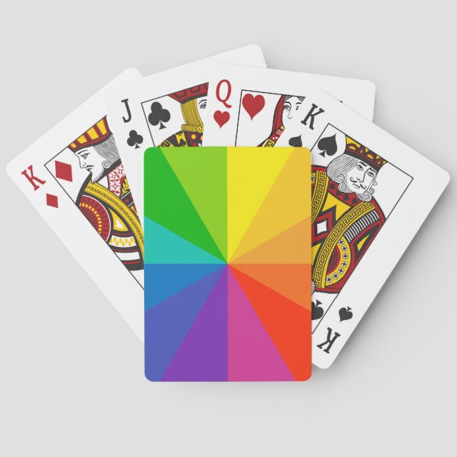 Jeu De Cartes couleur roue théorie école science teinte disque l (dos)
