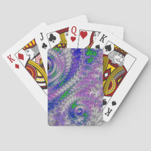 Jeu De Cartes Couleur vibrante audacieuse funky tripante fractal