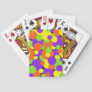 Jeu De Cartes Couleurs d'Halloween Cercles