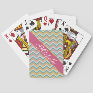 Jeu De Cartes Couleurs douces et chaudes ZigZag