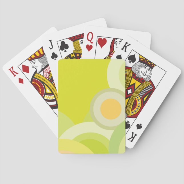 Jeu De Cartes Couleurs ensoleillées (dos)