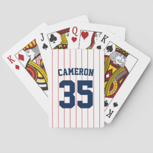Jeu De Cartes Couleurs entièrement modifiables Bande de baseball