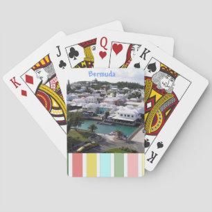 Jeu De Cartes Couleurs tropicales des Bermudes Jouer des cartes