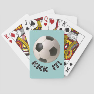 Jeu De Cartes coup-de-pied de sport de 3D Soccerball il