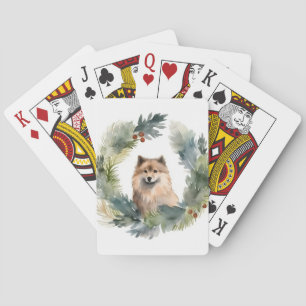 Jeu De Cartes Coupe de fête de la couronne de Noël finlandaise