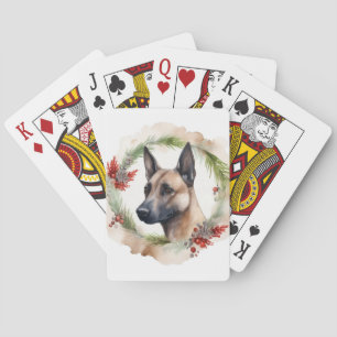 Jeu De Cartes Coupe de Fête de la couronne de Noël Malinoi