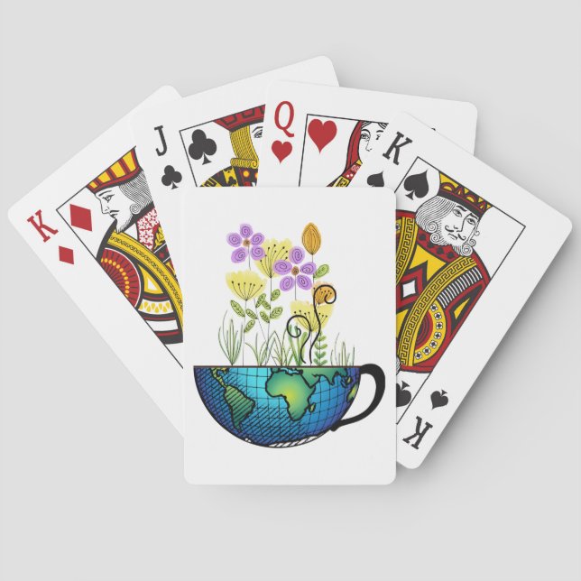 Jeu De Cartes Coupe du monde de thé (dos)