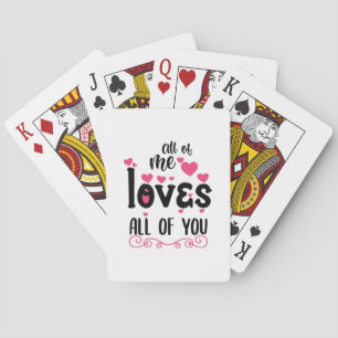 Jeu De Cartes Couple Art All Of Me Aime Tout Le Monde