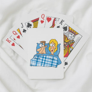 Jeu De Cartes Couple Dans Le Lit