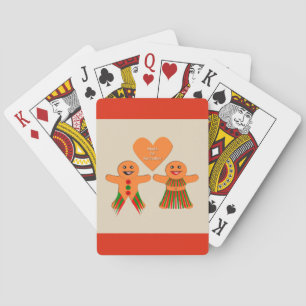 Jeu De Cartes Couple de pain d'épices de Noël