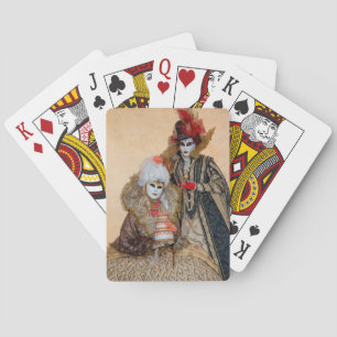 Jeu De Cartes Couple en costume de Carnaval, Venise
