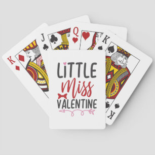 Jeu De Cartes Couple Giant Little Miss Valentine