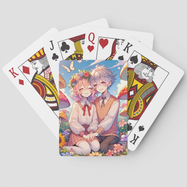 Jeu De Cartes Couple mignon et mignon (dos)