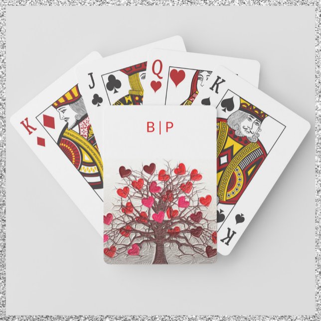 Jeu De Cartes Couples de coeur botanique modernes (Créateur téléchargé)