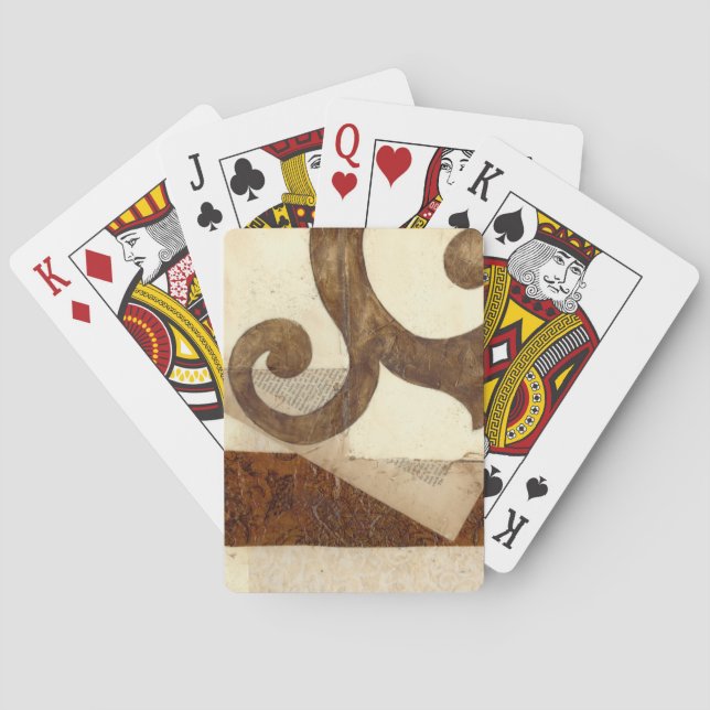 Jeu De Cartes Coupure de journal vintage (dos)