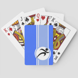 Jeu De Cartes Courant bleu