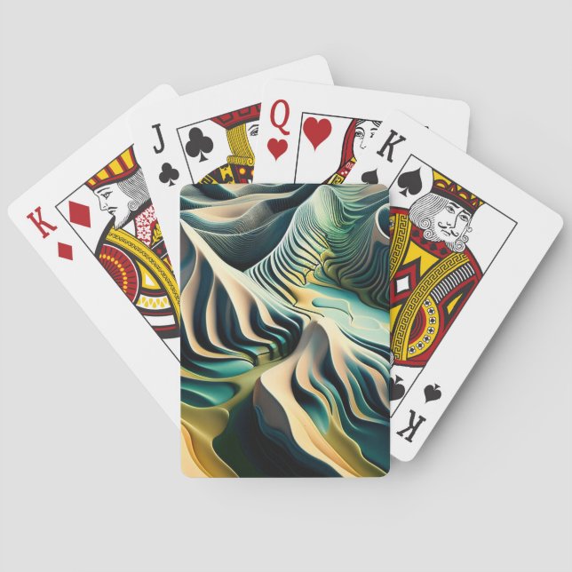 Jeu De Cartes Courants Topographiques (dos)