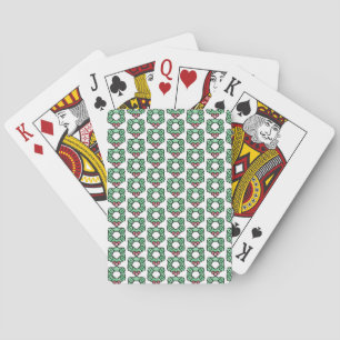 Jeu De Cartes couronne de Noël