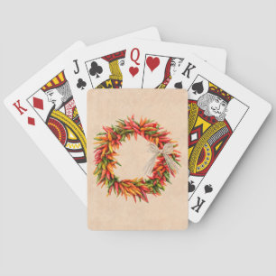 Jeu De Cartes Couronne de Ristra du Sud-Ouest du Chili sur un mu