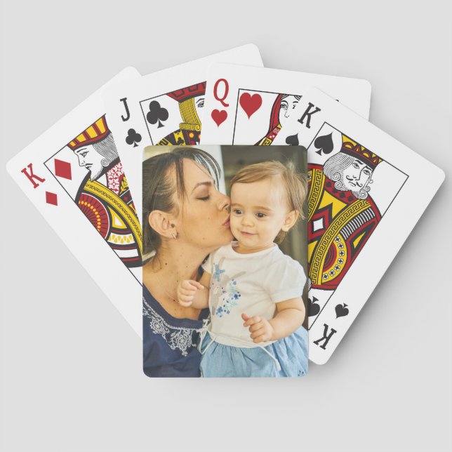 Jeu De Cartes Coutume, plate-forme de carte photo (dos)