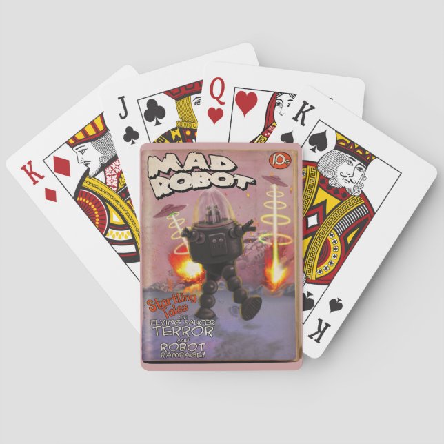 Jeu De Cartes Couvercle de pâte robotique (dos)